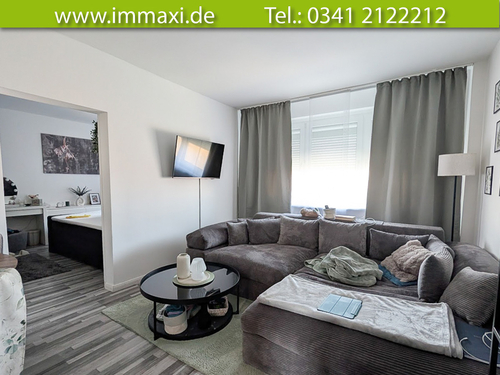 Wohnzimmer - 2 Zimmer Etagenwohnung in Leipzig