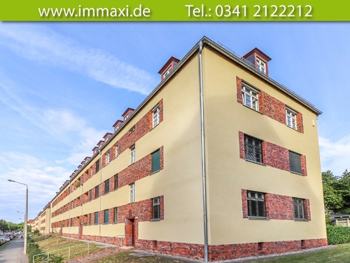 Hausansicht - Etagenwohnung mit 60,80 m² in Leipzig-Lößnig zum Kaufen