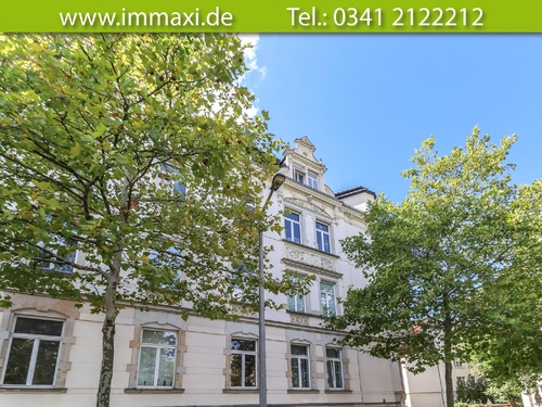 Hausansicht-Straßenseite-(2) - 2 Zimmer Etagenwohnung in Leipzig