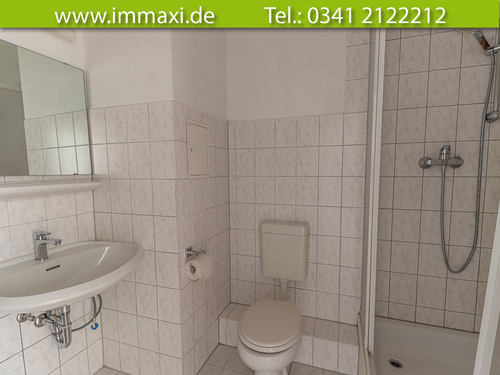 Bad - Etagenwohnung mit 63,64 m&sup2; in Leipzig-Möckern zur Miete