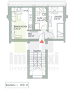 Grundriss - 1 Zimmer Dachgeschoßwohnung zur Miete in Leipzig