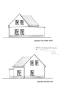 Hausansicht-Zeichnung - 4 Zimmer Einfamilienhaus in Lützen / Michlitz