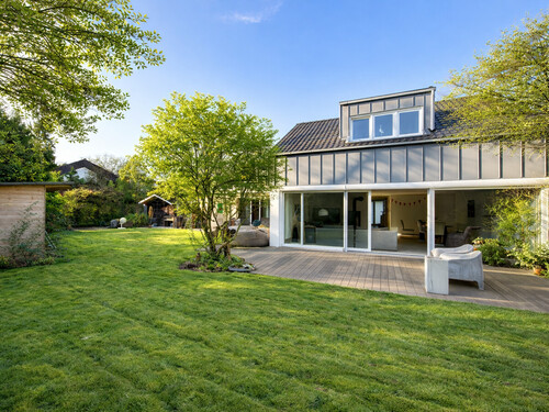 Gartenansicht - Ihre private Wohnraumoase – exklusives Einfamilienhaus in St. Mauritz!