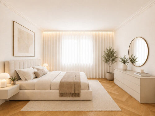 Schlafzimmer visualsiert - 
