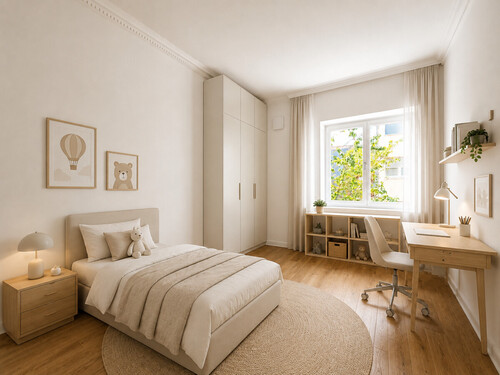 Kinder-Gästezimmer visualisiert - 