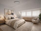 Schlafzimmer visualisiert - 