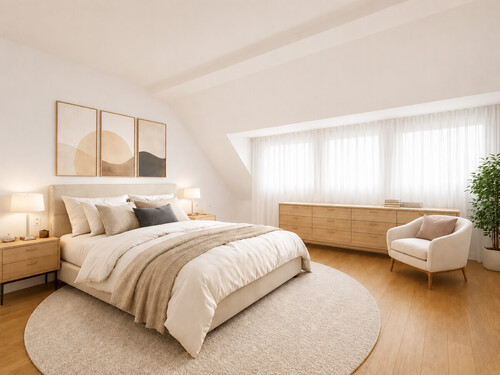 Schlafzimmer visualisiert - 