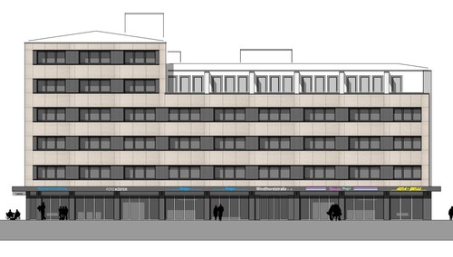 Seitenansicht - 2 Zimmer Büro zur Miete in Münster