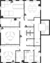 Grundriss mit Möglicher Büroflächen - 