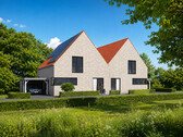 Außenansicht - Zwei exklusive Neubau-Doppelhaushälften mit familienfreundlichem Wohnkonzept & Privatteich