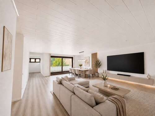 Wohnzimmer Visualisierung - Etagenwohnung mit 155,00 m&sup2; in Münster zur Miete