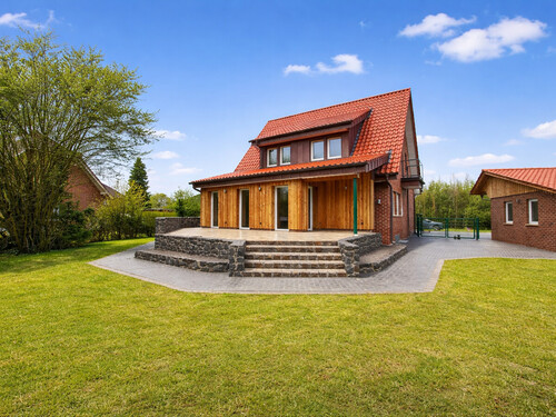 Ostansicht - Einfamilienhaus mit 120,20 m&sup2; in Lengerich zur Miete