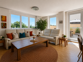 Wohnbereich - 4 Zimmer 4- Zimmerwohnung zum Kaufen in Heppenheim