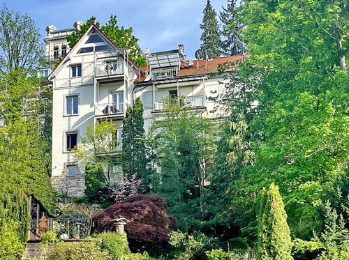 Aussenansicht-Talseite - Kapitalanlage!! Historisches Stadthaus mit 4 komplett möblierten Ferienwohnungen in Innenstadtlage