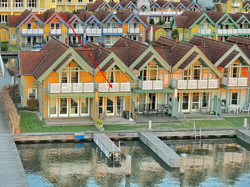 Außenansicht von der Seeseite - 3 Zimmer Ferienhaus zum Kaufen in Rheinsberg