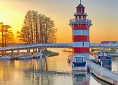 Leuchtturm im Abendlicht - 