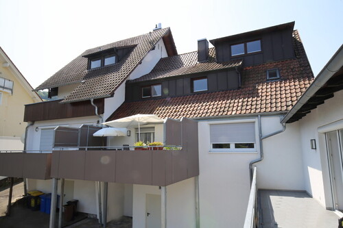 Außenansicht - Frisch renovierte 2-Zimmer-Wohnung mit großem Balkon in Varnhalt