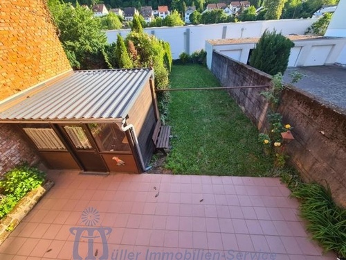 Blick ins Grundstück - 