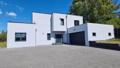 Foto 1_Vorderansicht - Exklusives energieeffizientes Villenanwesen im Bauhausstil