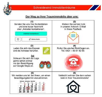 Der Weg zu Ihrer Traumimmobilie über uns - Grundstück in Stuhr zum Kaufen