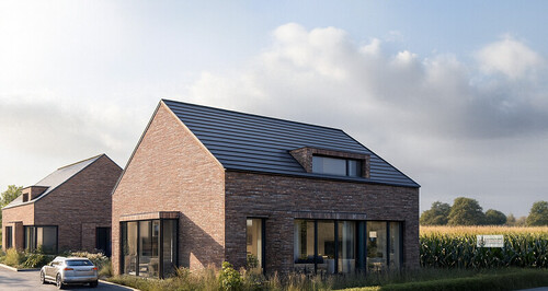 Weitere Klinkerfront - 