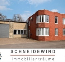 Gewerbefläche TOP-Lage an der B6 2 Hallen mit je ca. 600 m² 1 Halle mit ca. 150 m² + Büro 300 m² - Weyhe