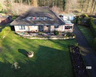 Luxuriöses 1-2 Fam.Haus +Einliegerwohnung +Schwimmbad + Sauna + Kamin +moderne Technik (PV + Solar) - Bassum / Nordwohlde