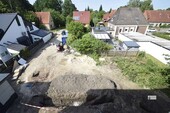 Blick auf die zukünftige Parkplatzfläche - 