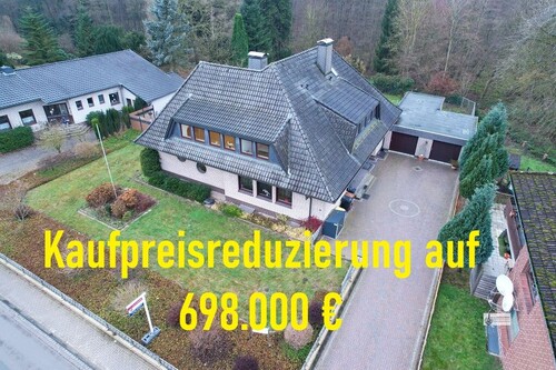 Titelbild - Wohnen und Arbeiten unter einem Dach +2.500 m² Waldgrundstück Sauna+Holzhäuschen Wintergarten+Kamin