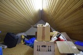 Gut gedämmter Spitzboden - 