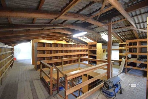 Treppenaufgang in das obere Lager - 