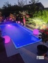 Pool bei Nacht - 5 Zimmer Einfamilienhaus in Syke