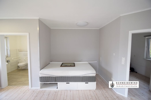 offener Schlafbereich mit Bettanlage - 