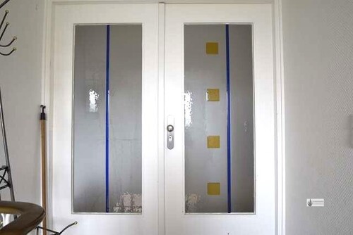 verschließbare Tür zur OG Wohnung - 5 Zimmer Etagenwohnung in Syke