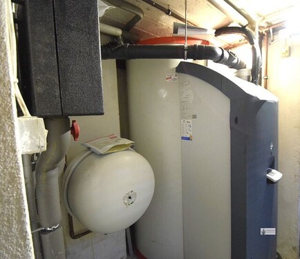 k-Gas ZH mit Warmwasserspeicher für Solaranlage - 