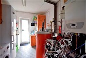 HWR mit WM+Trockneranschluss und Heizungsanlage - 