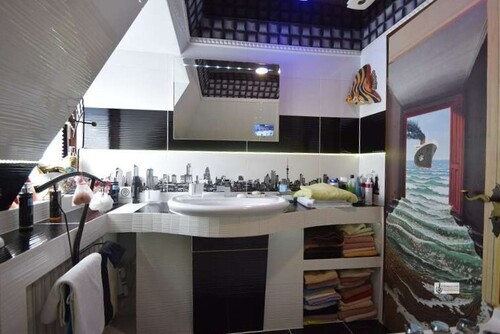 26 Badezimmer mit Waschtisch - 