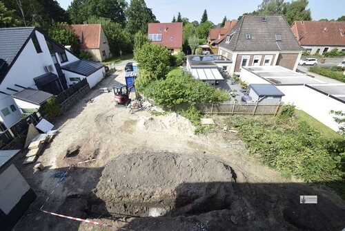 Blick auf die zukünftige Parkplatzfläche - 