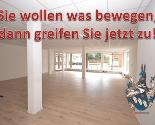 Gewerbefläche im Zentrum von Syke mit großer Schaufensterfläche + Einbauküche + Stellplatz