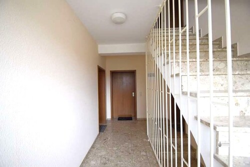 Treppe zum Waschcenter - 