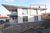 Rückansicht, Balkon mit Süd-West-Ausrichtung - 