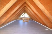 Der Spitzboden ist schon bezugsfertig - 