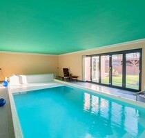 Luxuriöses 1-2 Fam.Haus mit ca. 100m² Gewerbefläche + Einliegerwohnung + Schwimmbad +Sauna +Kamin - Bassum / Nordwohlde
