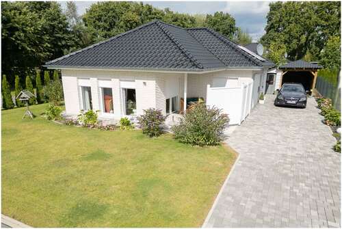 Vogelperspektive - 3 Zimmer Bungalow in Westoverledingen