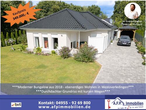 Titelbild AFP-00516 - ***Bungalow in Westoverledingen - ideal für seniorengerechtes Wohnen***
