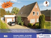 Titelbild AFP-00519 - ***gepflegtes Einfamilienhaus in Flachsmeer - ideal für Familien*** zentrales aber dennoch ruhiges Wohnen mit Garten