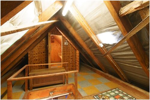 Dachboden mit Sauna - 