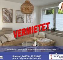 ***V E R M I E T E T*** ***Gemütliche Single-Wohnung in Papenburg in sehr guter Lage***