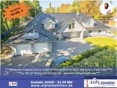 Titelbild AFP-00521 - ***Modernes Anwesen - Haus mit Einliegerwohnung auf ca. 4.900 m² Grundstück mit Teich in Flachsmeer***