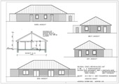 NEU 03_Ansichten_Schnitt_V2_20251010 - ***Charmante Neubau-Bungalow-Hälfte in RhauderfehnBackemoor***
